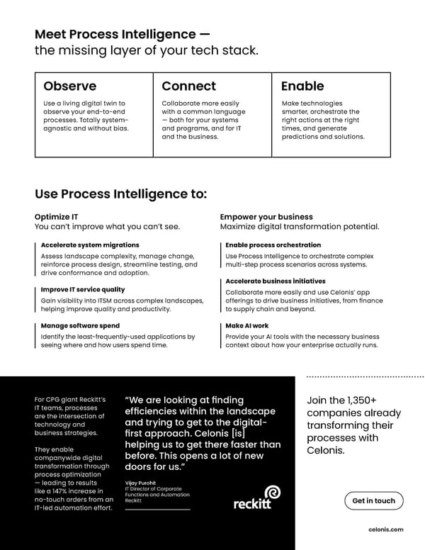 Celonis for IT Transformation  - Page 2